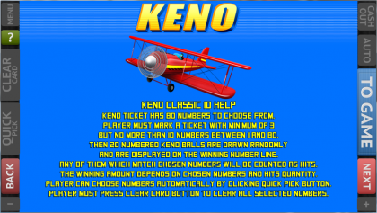 Keno Classic 10